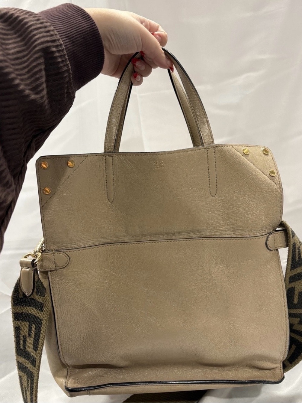 Fendi Leather Tote Bag